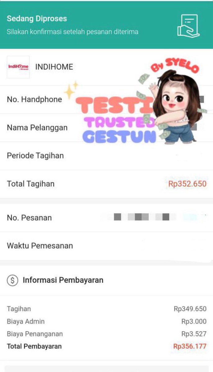 triggewr's tweet photo. ✨spaylater via tagihan pln
✨spaylater via tagihan indihome
✨spaylater via tagihan indihome
✨spaylater via tagihan pln
#zonauang #Zonajajan https://t.co/TIwTxw88Km