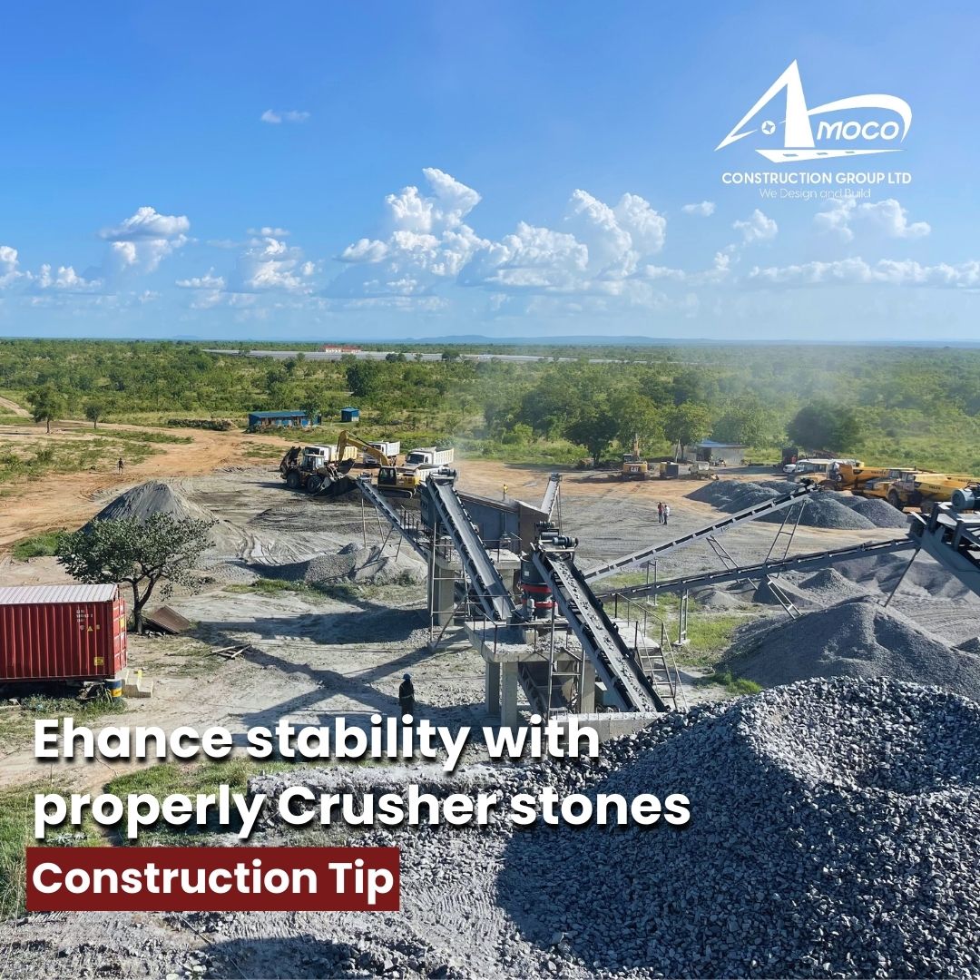 Amoco_group's tweet photo. When sourcing stones for your construction projects, trust in the quality of our crusher output.From strength to consistency, exceed expectations,ensuring durability & reliability all in one.Don't settle for less when you can build with the best. #ConstructionTip #QualityStones https://t.co/KxVdDF1dl8
