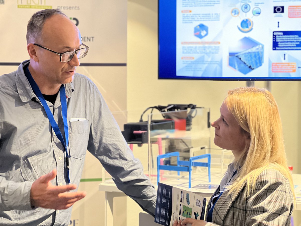 hiddenhydroeu's tweet photo. We are now live at the EU Sustainable Energy Week #EUSEW!

Our partners CJH Multisourcing SNC, TU Wien and University of Ljubljana are exhibiting our #HHOPE energy harvester. Come and visit our stand!

@cinea_eu
@euenergyweek
#EUSEW2024 https://t.co/wIEzT5nFtU