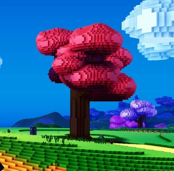CubeWorld_Posts's tweet image. Comparison of an Alpha Cube world giant Tree, and a mana tree (as in the steam version). Coincidentally, they both have pink leaves.
#cubeworld #wol_lay #wollay #wolframvonfunck