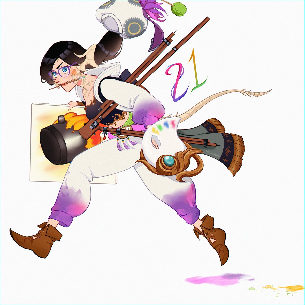 ynartistic's tweet photo. 21 days left and #HelloDawntrail !!! https://t.co/yQDg4Qyzk2