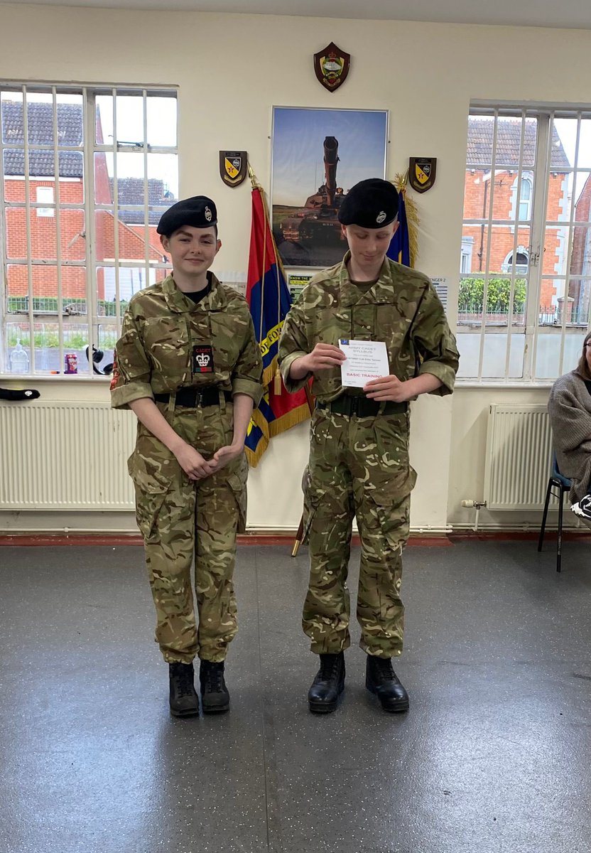 WiltsACF's tweet photo. Westbury (Troop) Detachment had a Beret presentation for their newest cadets. 
Present were their parents and Cdt CSM Dutton-Ward presided over the ceremony, her last duty as Cadet CSM, due to ageing out. We wish her all the best in her future endeavours. 

Congratulations all https://t.co/PUEwCGGdhx