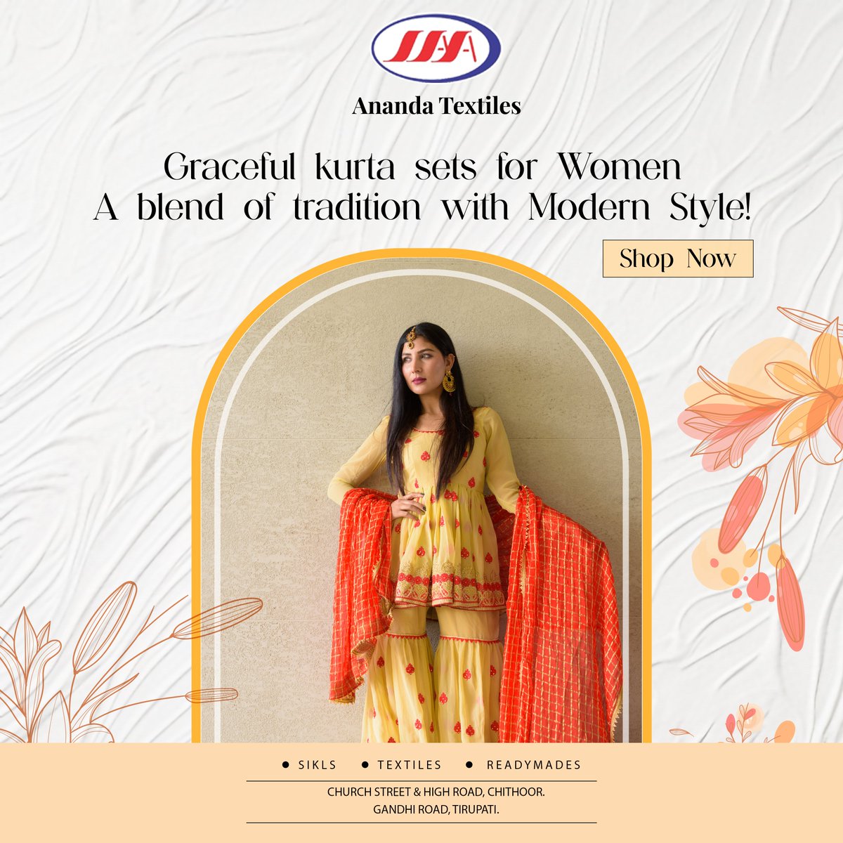 AnandaTextiles's tweet image. Graceful kurta sets for women! A perfect blend of tradition with modern style. Order them and elevate your style game. 

Url: anandatextiles.in

#kurta #kurtacollection #female #dresscollections #fashion #trend #anandatextiles