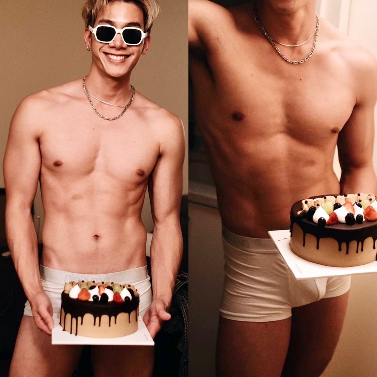 suho_jinyoung's tweet photo. this yu duanqian with this tul pakorn 🎂 https://t.co/oOvew5liP4