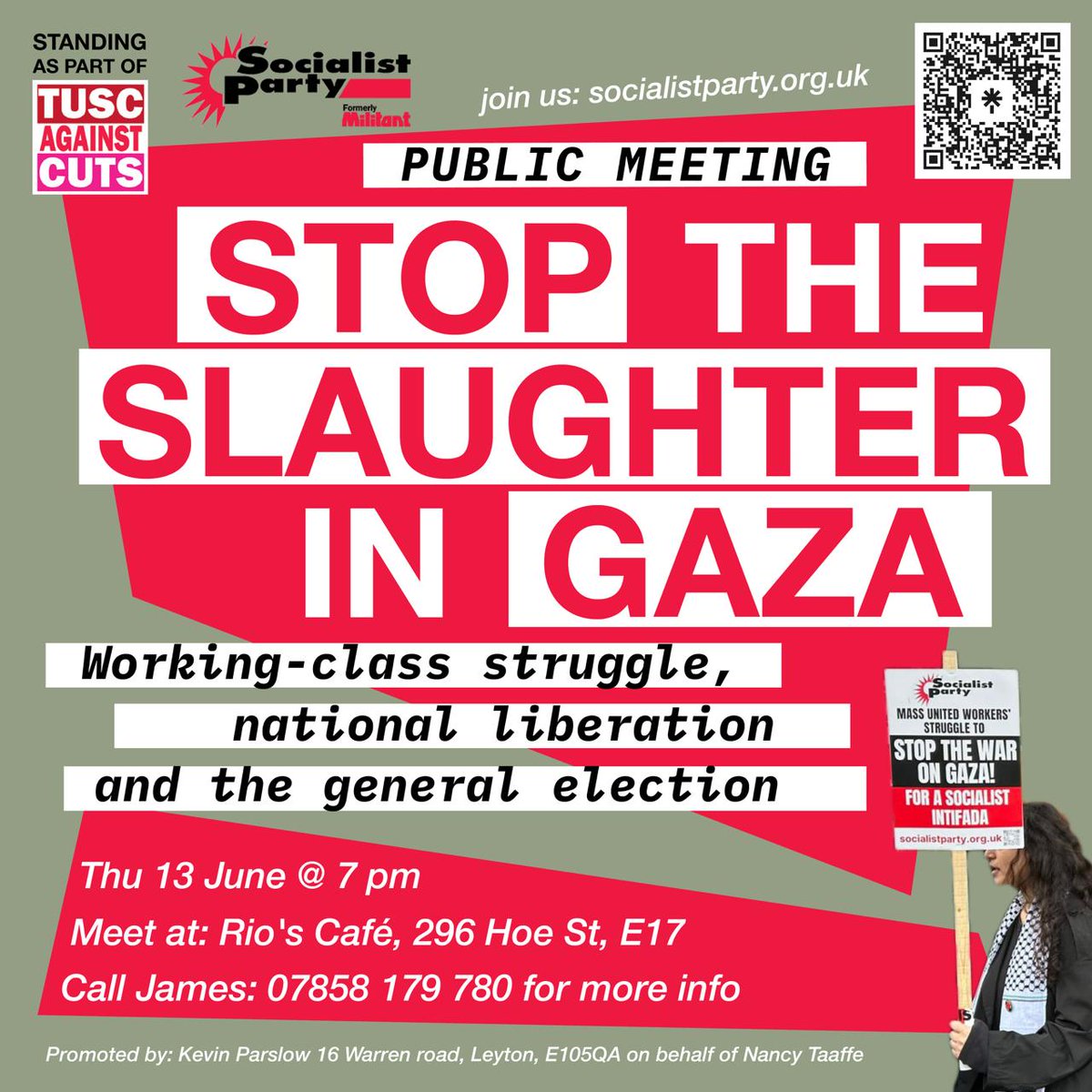 Anyone who wants to discuss #Gaza and the #GE2024 is welcome at this meeting this Thursday