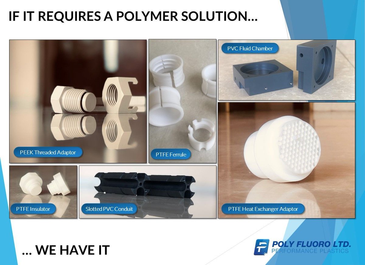adhirathsethi's tweet image. Unmatched know-how on polymer properties with testing facilities!
Customizable solutions on polymer parts, bearings, and sealing materials!
End-to-end processing from resin to final product!
Capability to mould, machine, extrude, fabricate, and assemble products!
#PolymerTesting