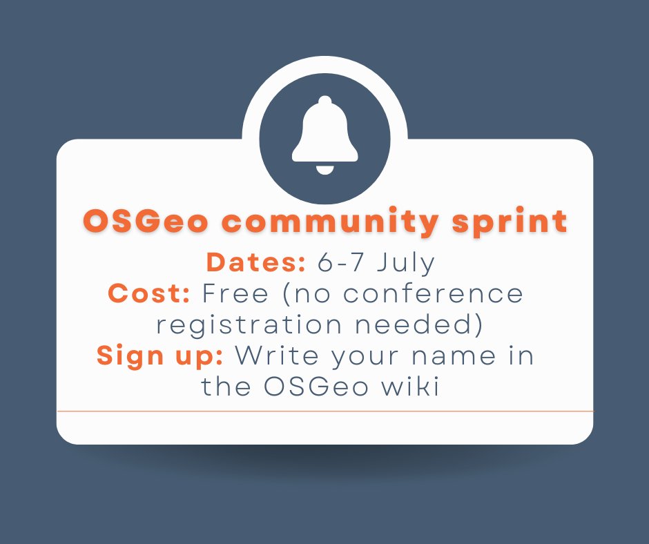 FOSS4G Europe 2025 tweet media