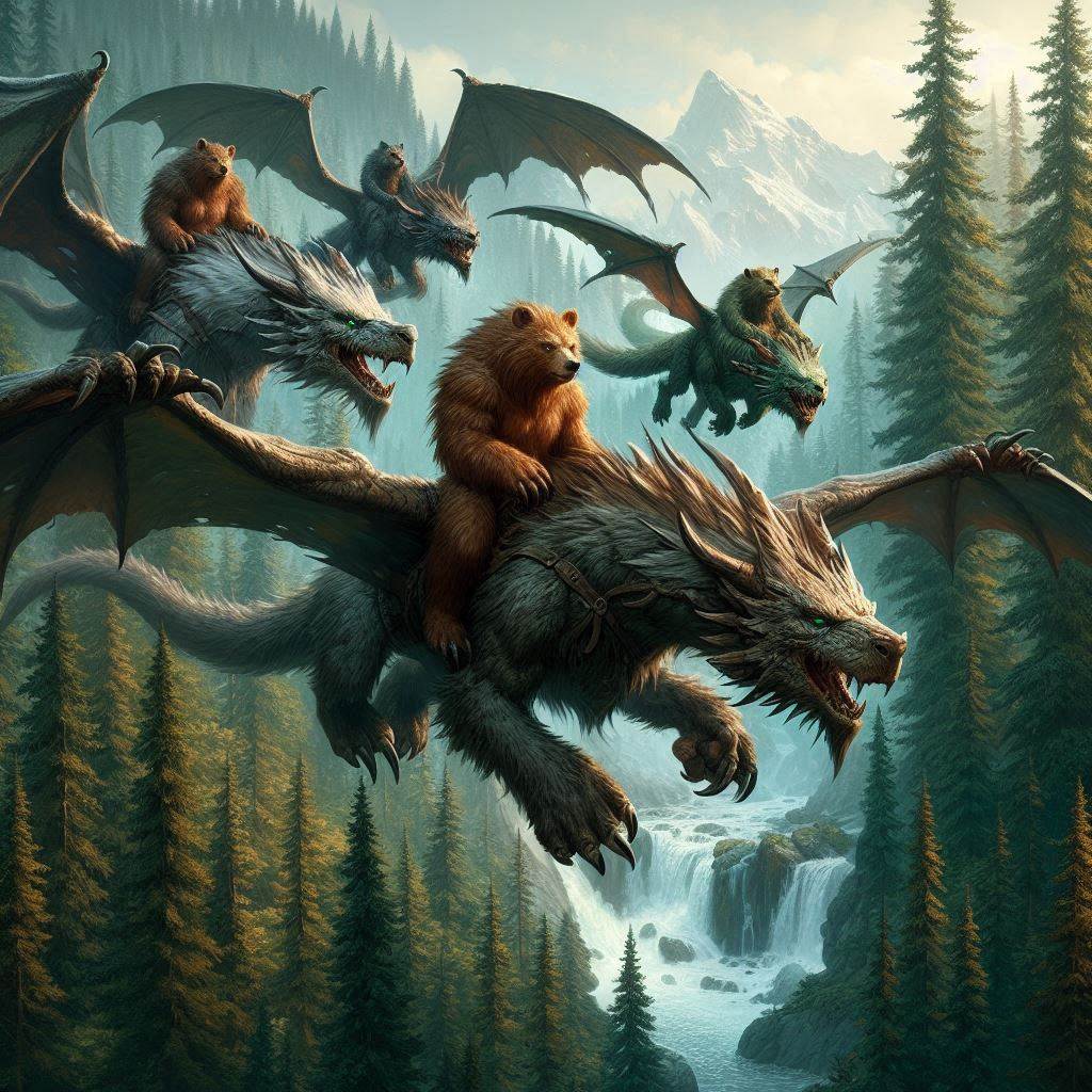 We need more werebears riding dragons &amp; it shows