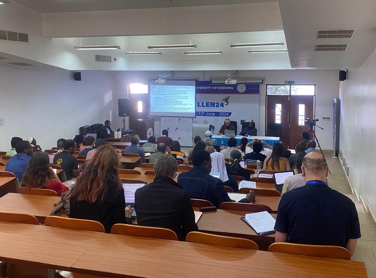 Participants in Dodoma at #POLLEN24 get going with a roundtable discussion on heritage, epistemic justice and pastoralist communities.