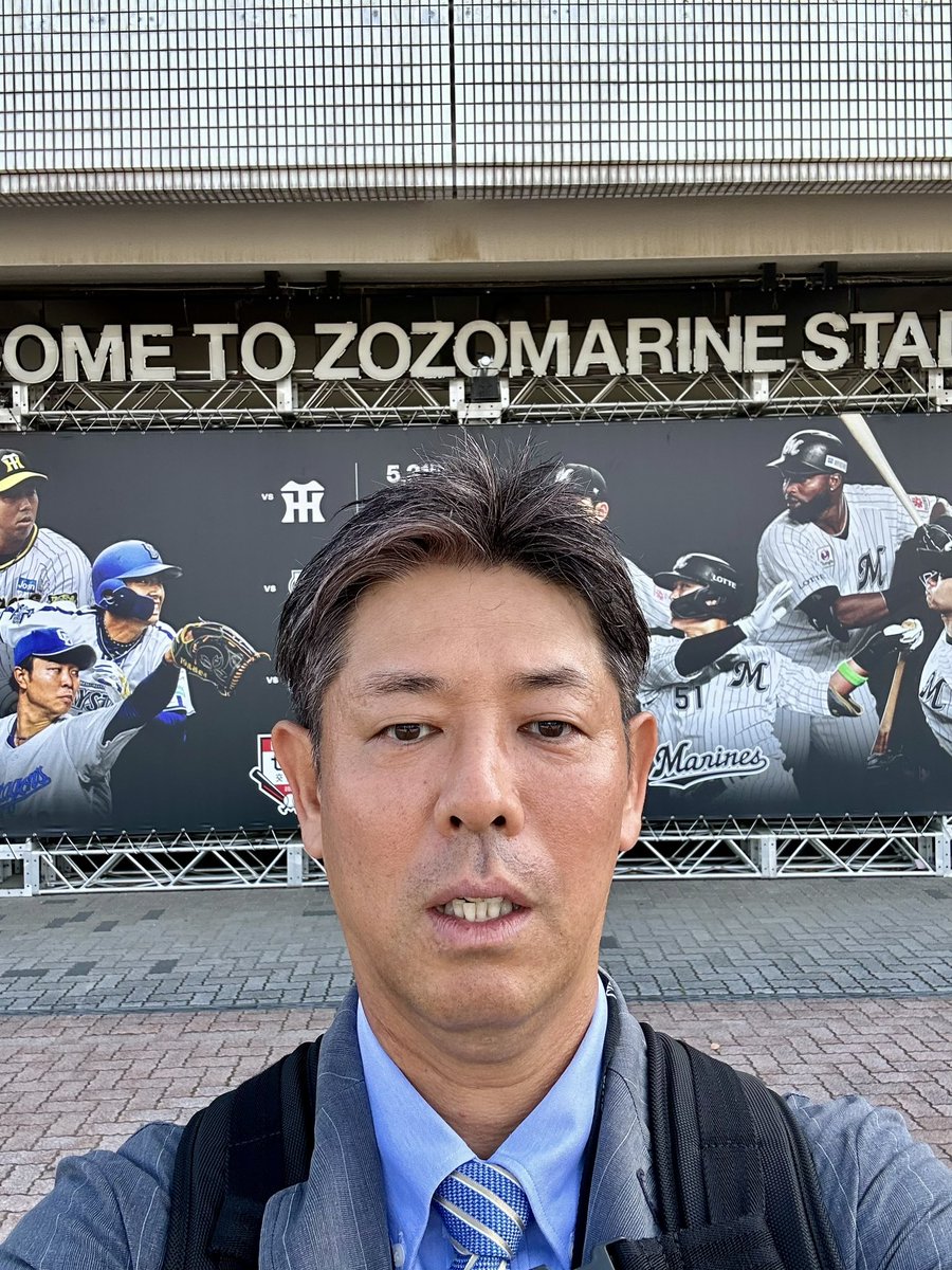 shimichoku_jp's tweet image. ⚾️🏟️到着
#chibalotte #ydb_yokohama
