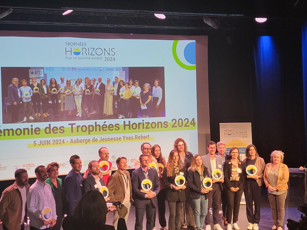 Membre du <a href="/Reseau_ATD/">Reseau_ATD</a>, nous étions présents à la Cérémonie de Remise des trophées Horizons 2024 qui récompense des initiatives à impact positif, répondant aux principaux enjeux de la transition du tourisme. 🏆
Félicitations aux lauréats 🎉