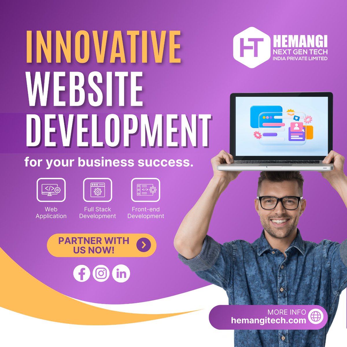 Hemangitech's tweet photo. We build creative and modern websites that stand out. Our team focuses on user-friendly design and cutting-edge technology. We ensure your online presence is both attractive and functional.
#softwaredevelopment #BlockchainTech #hemangitech #innovation https://t.co/A12xdFiOCf