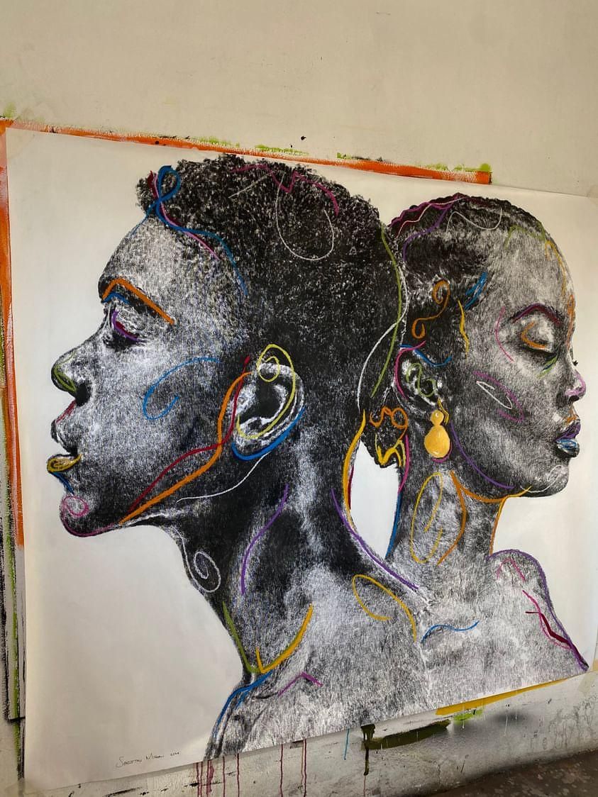 🎨Painting by Siphosethu Mtshali.  <a href="/SiphosethuArt/">Siphosethu Mtshali</a>

.
.
.
.
.
#blackart #art #afroart #acrylicpainting #dopeart #africanart #viral #finearts #afroart #artwork #realism #paintings #oilpainting #artcollector #contemporaryart #artgallery #itsArtsthetic #aesthetic #trending