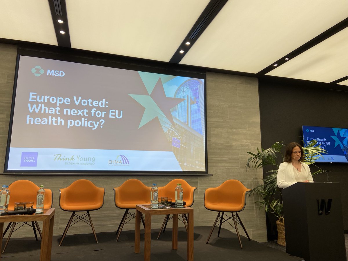 EU citizens have voted - discussing this morning with policy analysts and stakeholders in Brussels what the outcome means for #healthcare and #health policy over then next 5 years ⁦<a href="/MSDEurope/">MSD Europe</a>⁩ ⁦<a href="/EHMAinfo/">European Health Management Association</a>⁩ ⁦<a href="/ThinkYoungNGO/">ThinkYoung</a>⁩