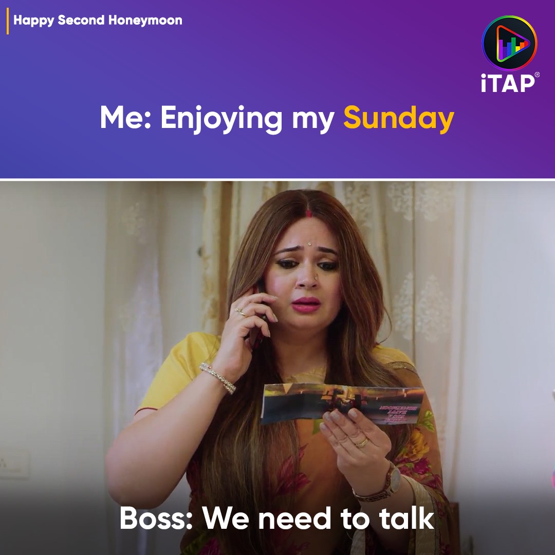 itapentertain's tweet image. When you're enjoying your Sunday and suddenly get the call... 😫📞 

#SundayVibes #WorkLifeBalance #UnexpectedCalls #HappySecondHoneymoon #iTAPMoments #Entertainment #sunday #bosscalling