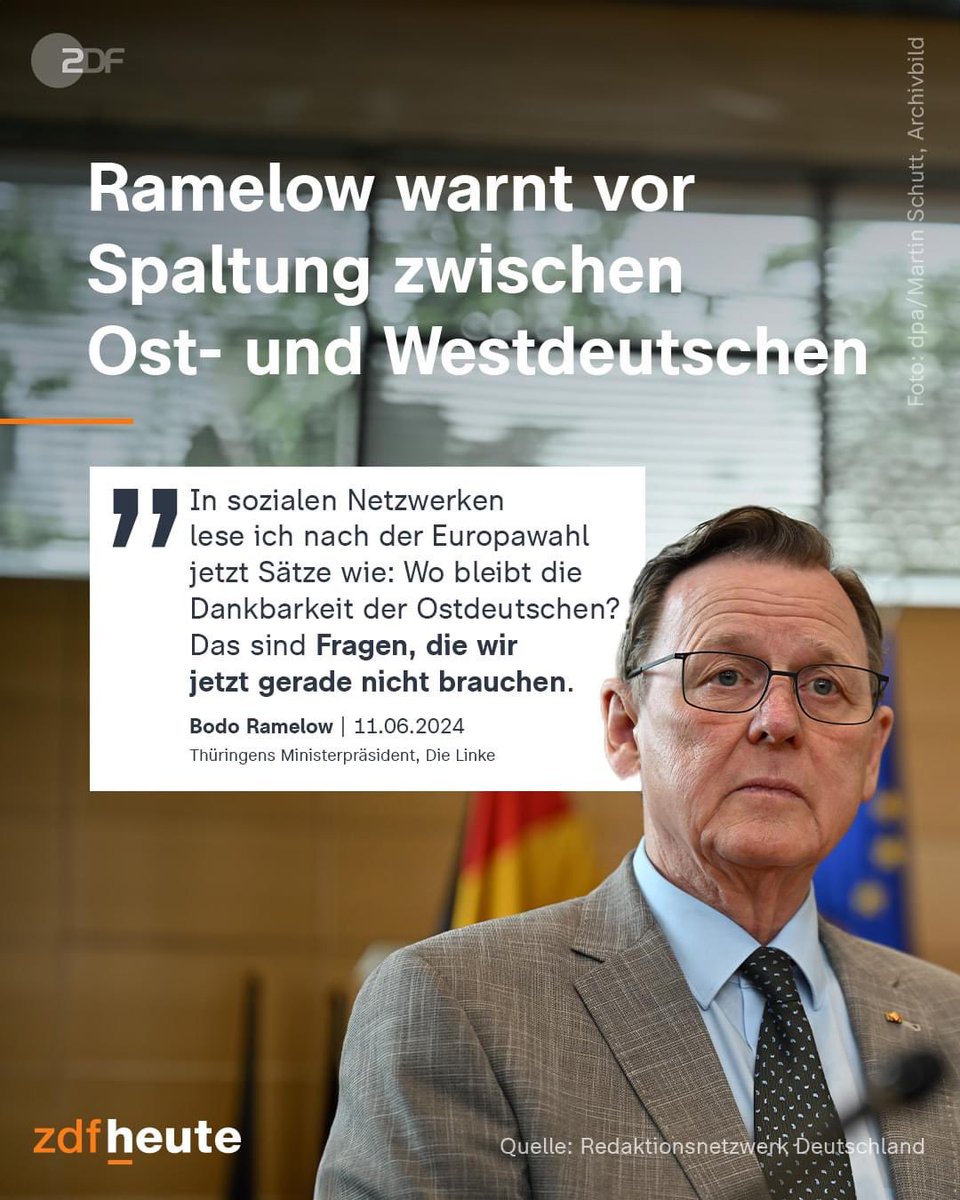 Frank Schenker (@fschenker) on Twitter photo Die Ostdeutschen sind keine schlechteren Demokraten. <a href="/bodoramelow/">Bodo Ramelow</a> kämpft für die 70 Prozent plus! Die Ostdeutschen sind keine schlechteren Demokraten. <a href="/bodoramelow/">Bodo Ramelow</a> kämpft für die 70 Prozent plus!