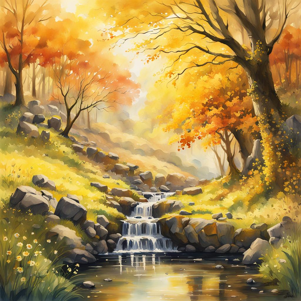 morning, Cranny   Falls, County Antrim #irishart #irishartist #irishartists   #irishartforsale #irishartcollectors #irishartgalleries #irishlandscapes   #irishlandscapesketch #nftdealer #nftinvestor #nftinvestors #nftart   #nftartist #nftcommunity #nftcollector #nftcollectors