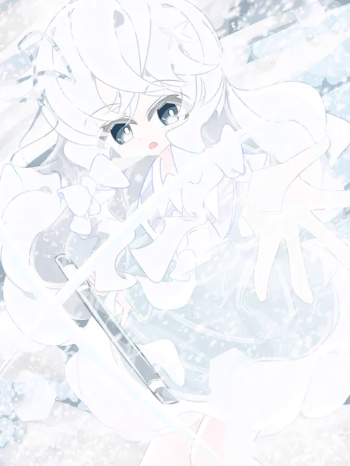 #イラスト #暑いのでひやっとする絵を貼る #Cいあーと #絵柄が好みって人がいたらいいなぁ