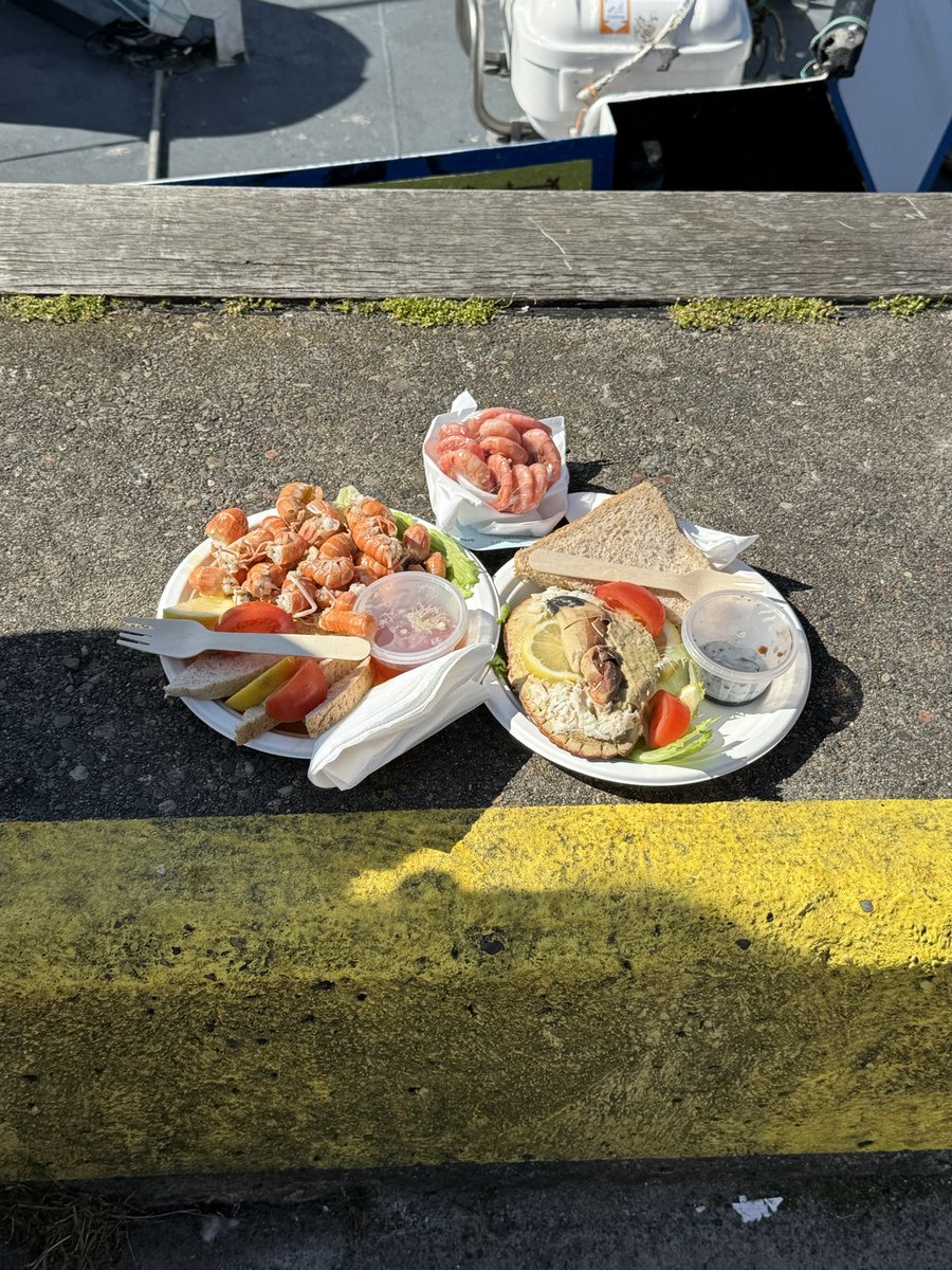 seaviewPD's tweet photo. Green Shack Oban. Seafood feast 👍 https://t.co/0tcXSlJhuv