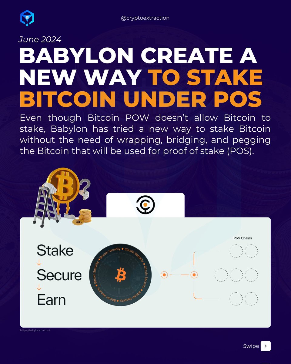 cryptoextractor's tweet image. Babylon was creating a way to create Bitcoin POS on the Bitcoin network. 🏛️💳 #BitcoinPOS