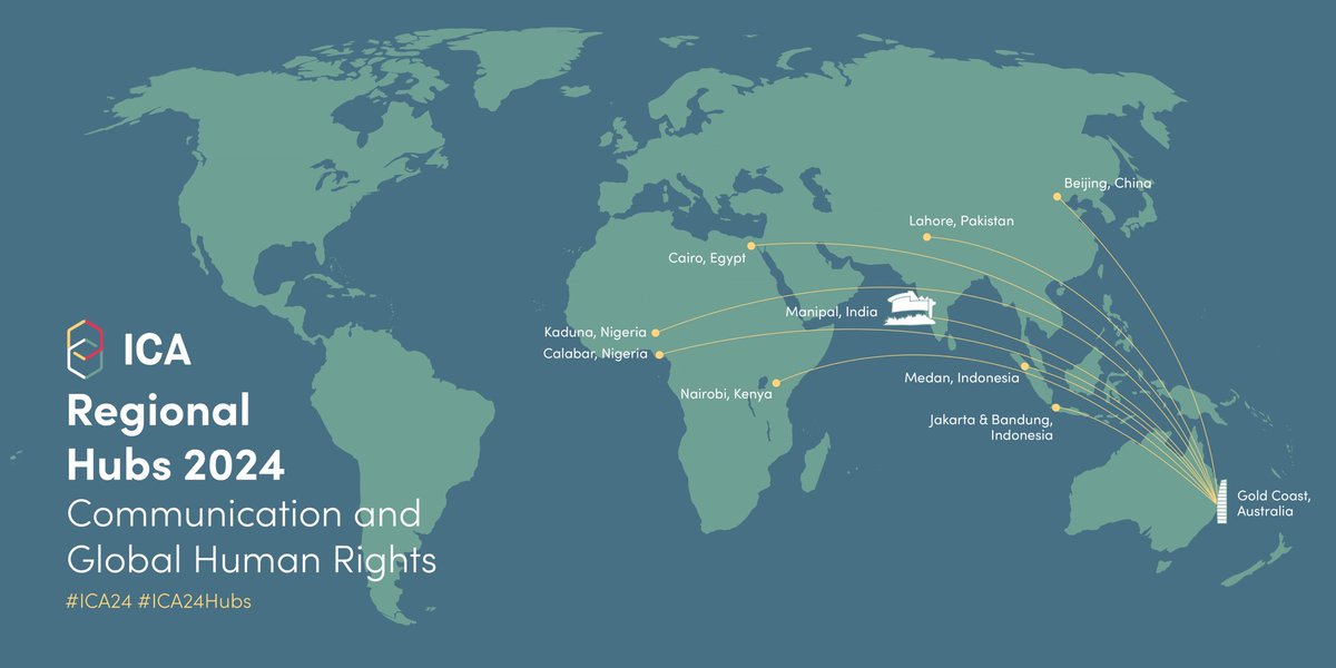 Can you spot Manipal?? Mark it in red colour and reply to us! #ICA24 #ICA24Hubs #communications #GlobalHumanRights