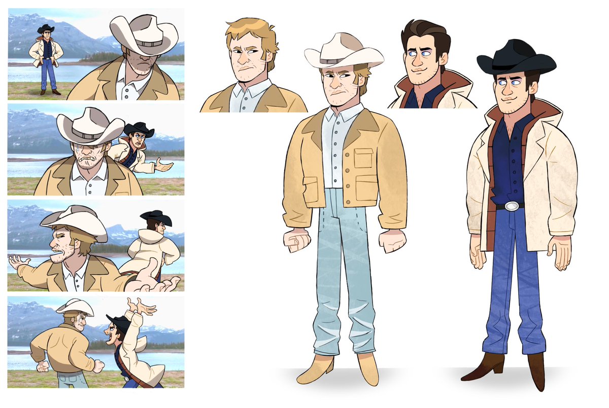 Recently rewatched this one and it still hits just as hard. Maybe not the happiest choice to kick off pride month but how can you say no to sad gay cowboys ?  

#brokeback #brokebackmountain #cowboy #gay #queer #lgbt #pride #pridemonth #jakegyllenhaal #characterdesign