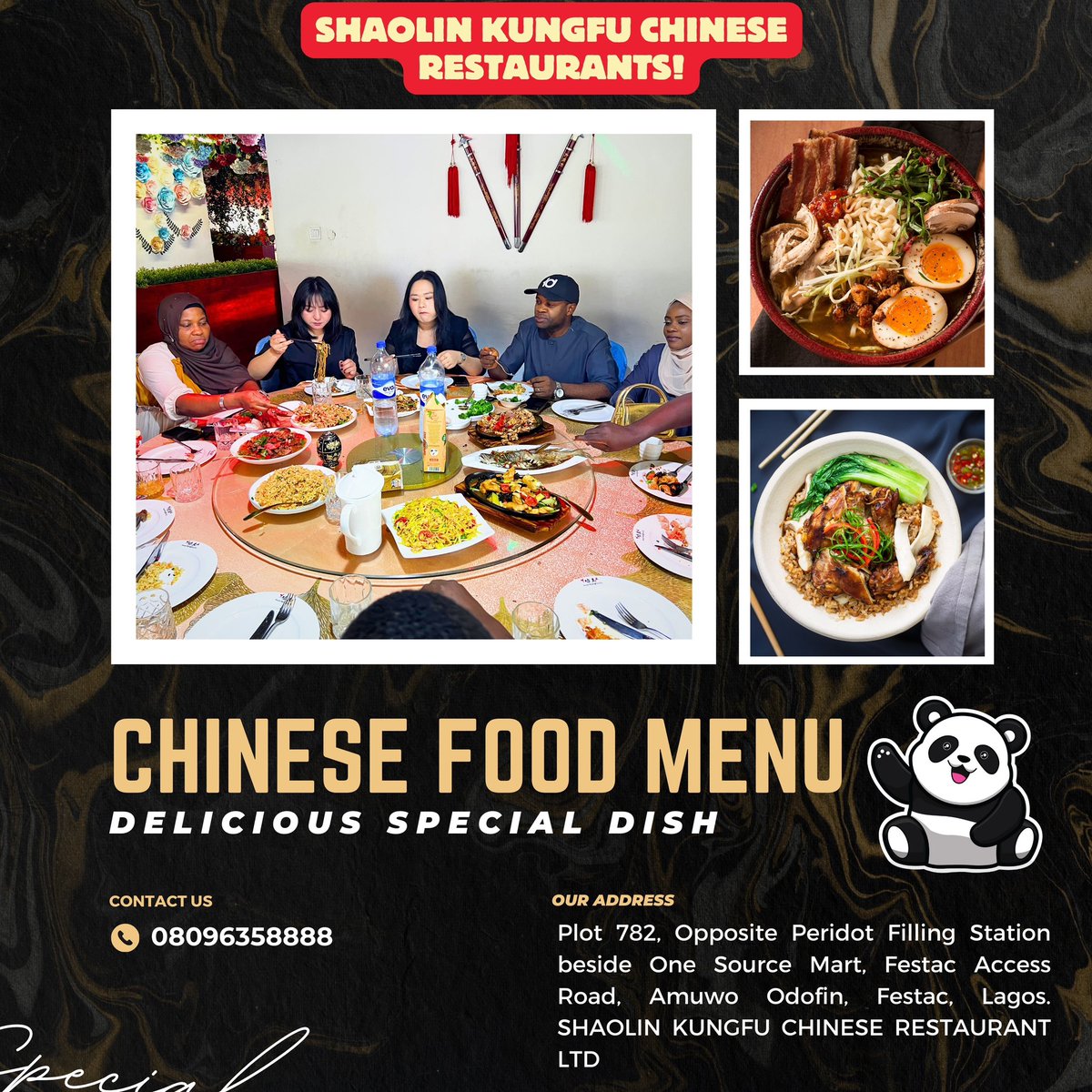 Shaolinkungfu01's tweet image. Good morning beautiful people of Amuwo Odofin Lagos Nigeria. We’re open today!! 

#food #foodporn #lagos #chinesefood #amuwoodofin #amuwo #festac #viral #trending