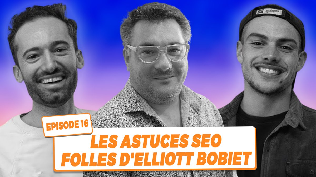 Elliott_bobiet's tweet photo. Ca sort demain.

J'ai présenté quelques techniques SEO que j'utilise tous les jours et nous avons parlé du métier et de l'avenir du "Search".

#SEO #ReferencementNaturel #Webmarketing #ReferencementGoogle https://t.co/z64BbuXwaf