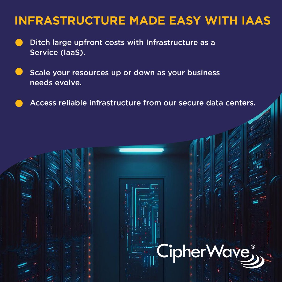 CipherWave's tweet image. Leverage our on-demand software (SaaS) to boost productivity and security, while simplifying software management. CipherWave Cloud Solutions: your one-stop shop for taking your business to the cloud! cipherwave.co.za/ciphercloud/

#CipherWave #CipherCloud #CipherSolutions #SAAS #IAAS