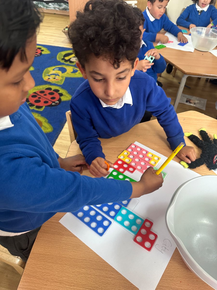 Lots of problem solving and collaboration happening in Maths this morning. We used our knowledge of comparison and  composition to complete Numicon City. 
<a href="/stsilasschool/">St Silas CE Primary School</a> #SilasMaths