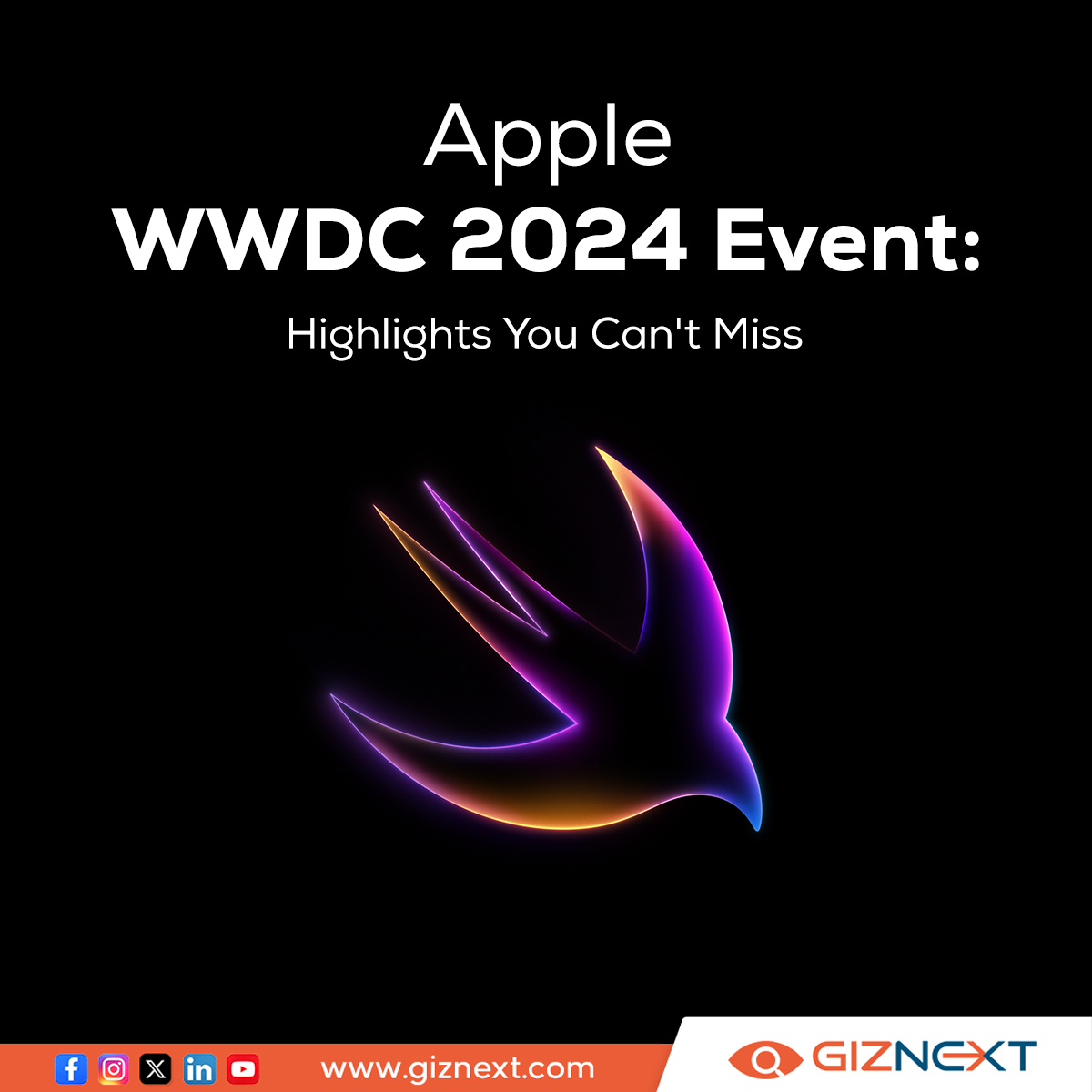 GizNext's tweet photo. Apple WWDC 2024: VisionOS, iOS 18, WatchOS, iPadOS, macOS, Smart Audio & Home and Apple Intelligence Announced. 🌟📱💻
Get Ready for the Future! 👾 (1/2)
Read More - https://t.co/k7xPBXiI3b
.
.
.
#applewwdc2024event #wwdcevent #wwdc2024 #apple #newinnovations #giznext https://t.co/ofDeov8dAz