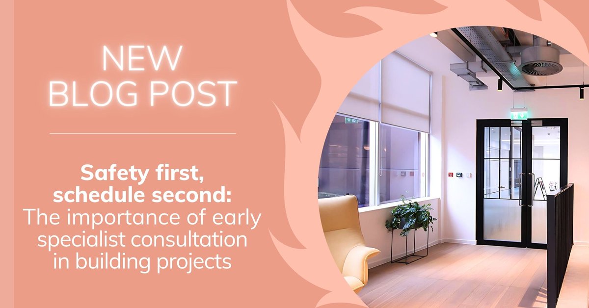 🚧 When it comes to #firesafety, early specialist consultation is so important in #construction! Our latest blog explores how proactive collaboration can ensure the correct specs are used 🛠️ Read the blog and put fire safety first: optimasystems.com/safety-first-s… #fireratedpartitions