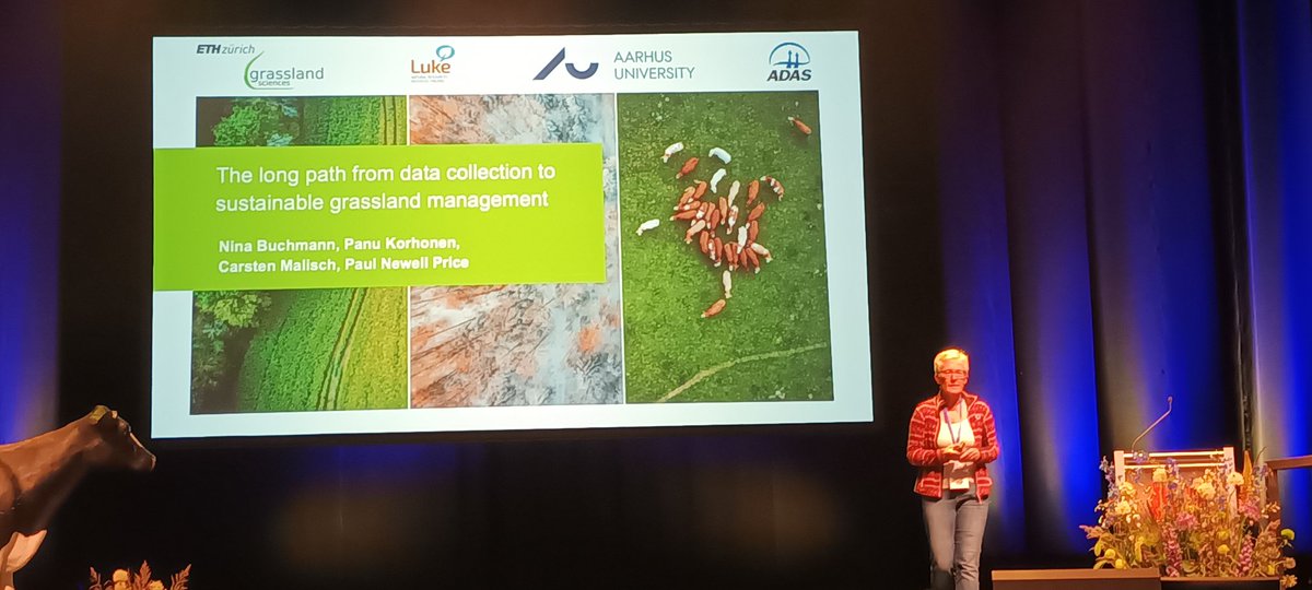 JPaulNP's tweet photo. It's a long path from data collection to sustainable management of permanent grasslands @H2020SuperG
Another excellent talk from Nina Buchmann @ETH https://t.co/z9MDz1rIEJ