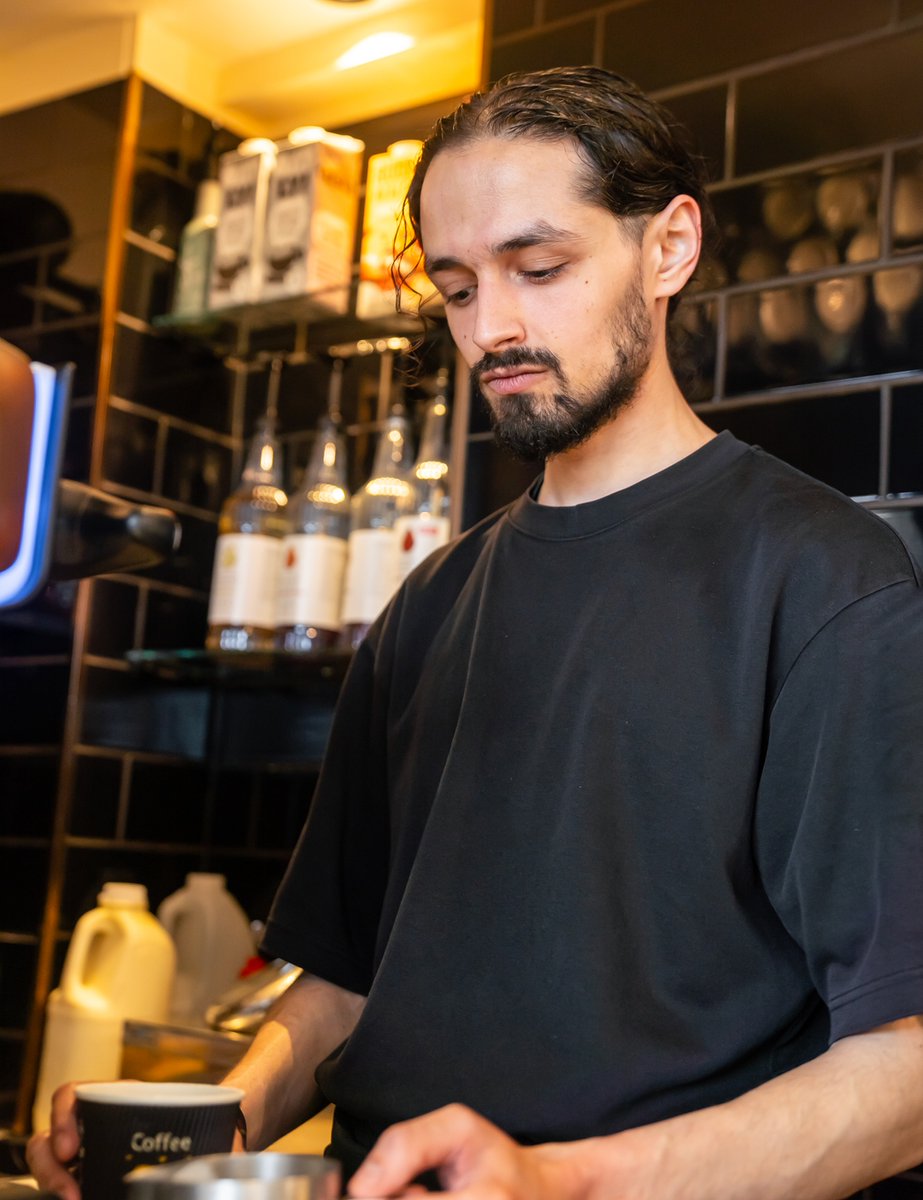 coffeestationco's tweet photo. Kickstart your morning with a cup of your favorite brew! 🙌 Our baristas are ready to craft a dreamy coffee just for you. It's the perfect way to begin your day. ☕ Visit our website https://t.co/6vVgtvf5BQ to find your local Coffee Station 🚂 #coffeestationco https://t.co/6DsByUayQr