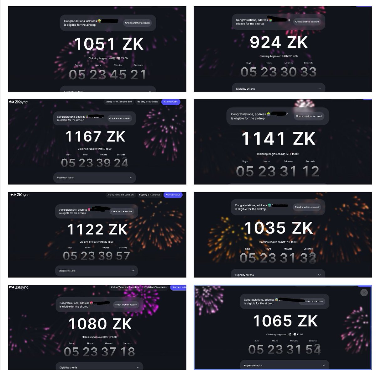 blockmemoryeth's tweet image. ZKS可以查询了，低保号都是1000多个，大约一半的号没有（被女巫了）？