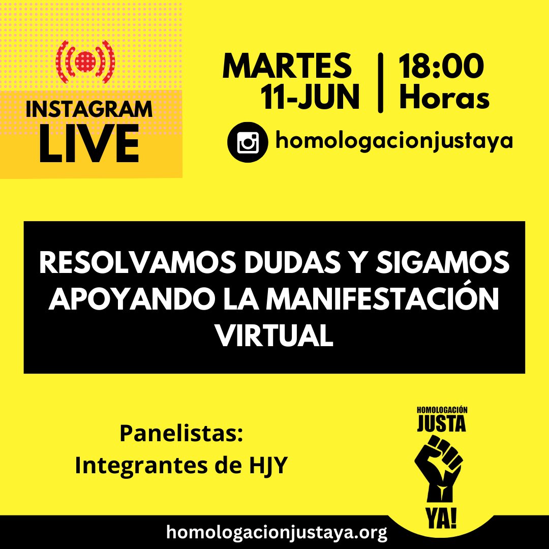 homologacionjya's tweet photo. 🟡 HOY es nuestro día 2 de manifestación virtual!  
Red social del día: IG. Habrá LIVE 18:00Hrs ⏰

Mensaje del día: 
Yo también soy víctima de falta de atención del @UniversidadGob!! #HomologaciónJustaYa #HomologaciónCubanos @CienciaGob @DianaMorantR @ANECAinfo_ @ENIC_NARIC @PilarPaneque @cop_psicologia @CNSJ_Dentistas @DefensorPuebloE @EU_Commission @ComisionEuropea @PacoGarciaPasc @desdelamoncloa @sanchezcastejon