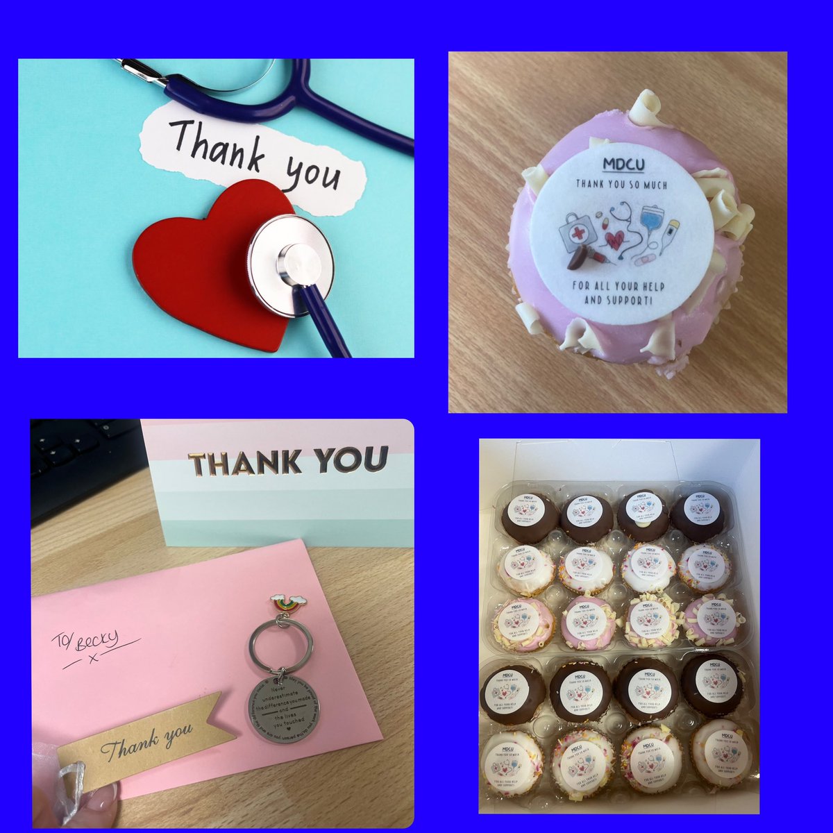 A lovely gesture from one of the MDCU students 💙Supporting our Nursing and Medical students encourages a positive, enjoyable learning experience x