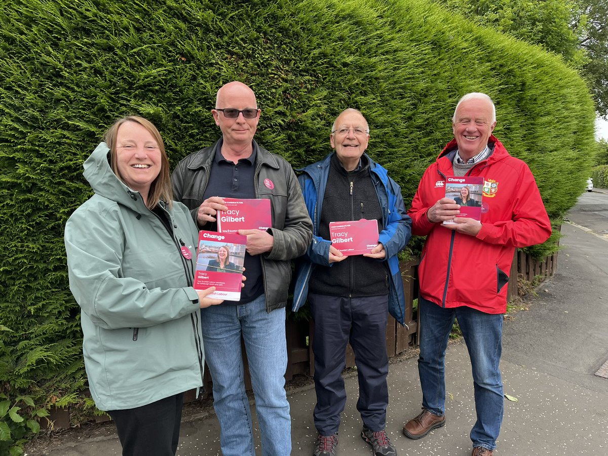 Great night with Tracy Gilbert in Edinburgh North and Leith #LabourDoorstep