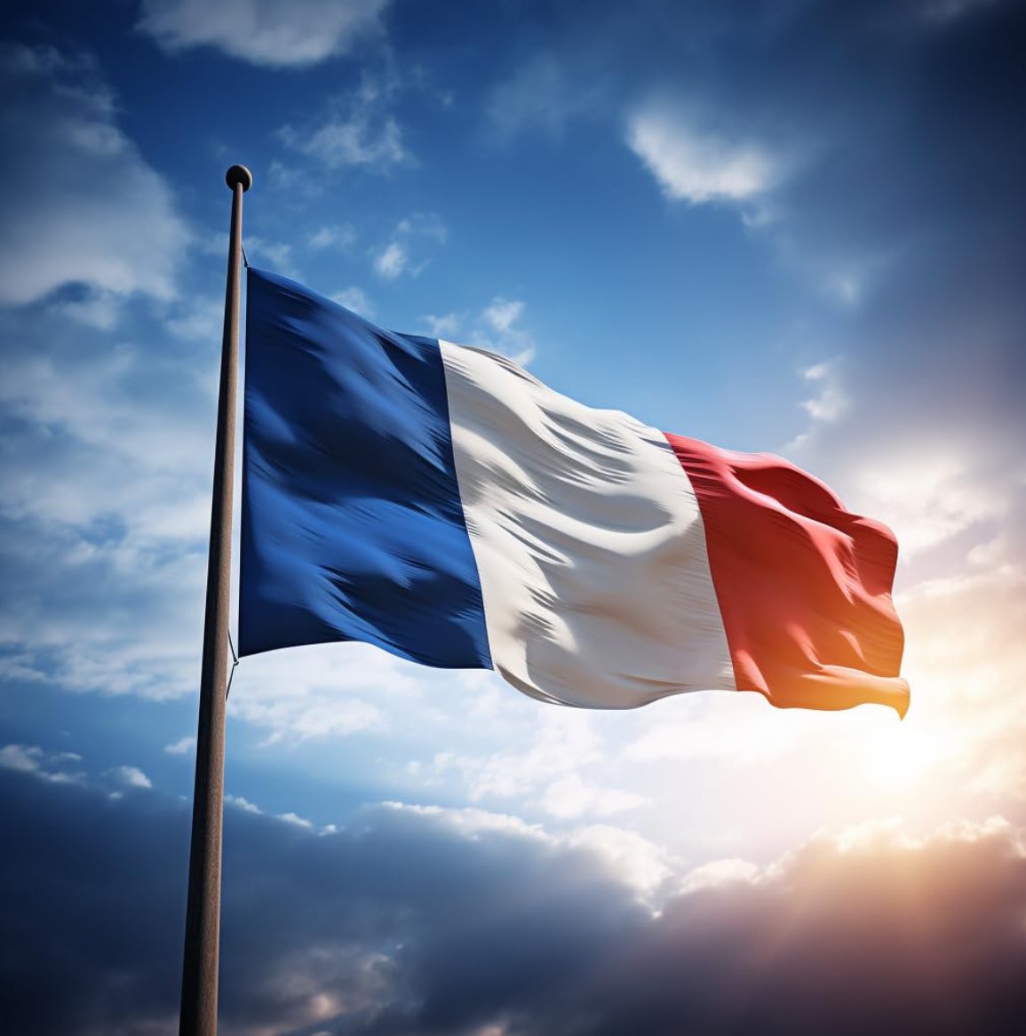 • Ce drapeau représente le pays que j’aime et auquel je suis fier d’appartenir. 

Le brandir et l’honorer ne fait pas de moi un raciste mais une personne fier de ces valeurs et de sa patrie. 🇫🇷