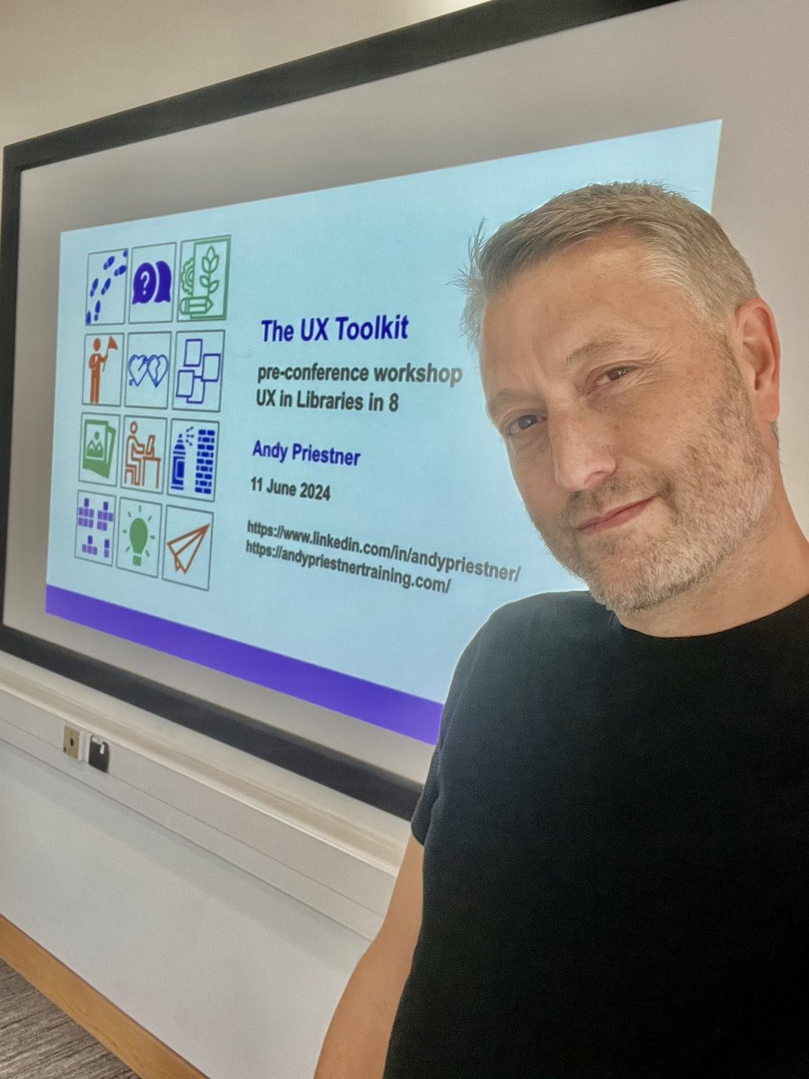 About to kick off #uxlibs with an auto-ethnographic pre-conference workshop. Gosh!