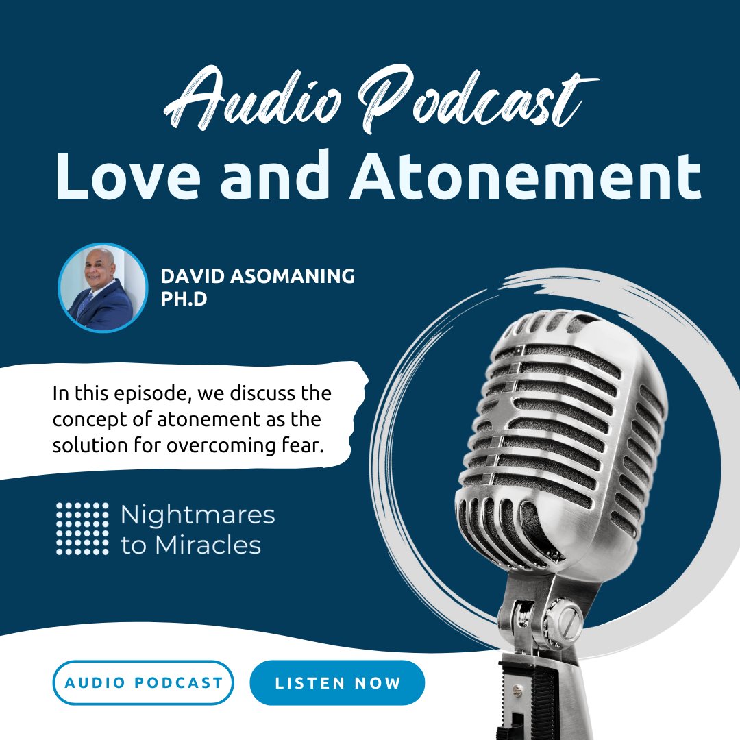 Join us as we discuss atonement and God's love in our latest episode.

✨ Learn how these ideas from A Course in Miracles can help you in your job, personal life, health, and relationships.

Listen now! 🎧
directory.libsyn.com/episode/index/…

#davidasomaning #atonement