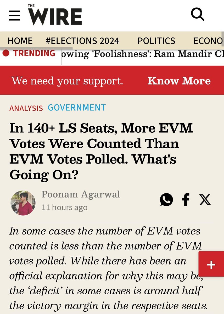 geetv79's tweet photo. If votes have been manipulated in 140 seats, then BJP's real seat count is 240 - 140 
= 100 seats. 

BJP getting 100 seats matches perfectly with the widespread &amp; very visible anger against Modi &amp; Co seen on the ground. 

Modi &amp; Co have stolen the mandate. https://t.co/IVr8pyhUVW