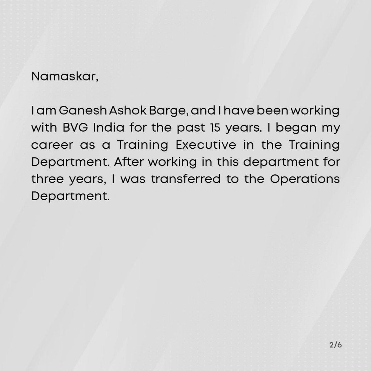 BVG India Limited tweet media