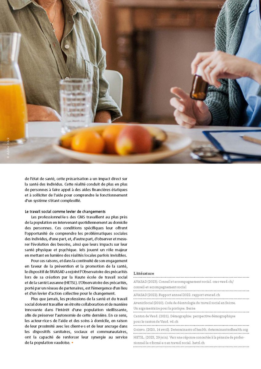 CMSvaud's tweet photo. Principaux acteurs du maintien à domicile du canton de Vaud, 49 CMS contribuent à promouvoir la santé et à améliorer la qualité de vie de la population. Découvrez l’intégralité de l’article paru dans la revue ActualitéSociale de l’association AvenirSocial https://t.co/kYraeL5eWp
