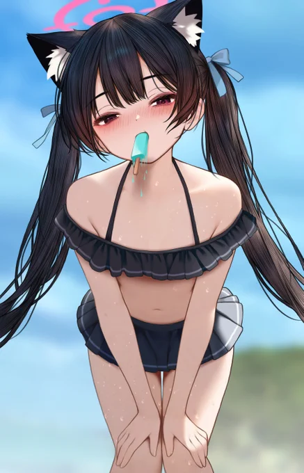 は、早く起きないと…食べちゃうよ〜… 