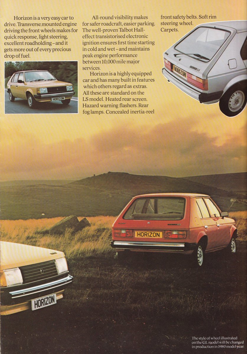 addict_car's tweet image. Putting a brave face on recent turmoil - which had seen PSA take over the assets of Chrysler Europe -this UK brochure on the newly-renamed Talbot Horizon insisted the model was 'a winner', as a former European Car of the Year, with 1.5 million already sold. #carbrochure #Talbot