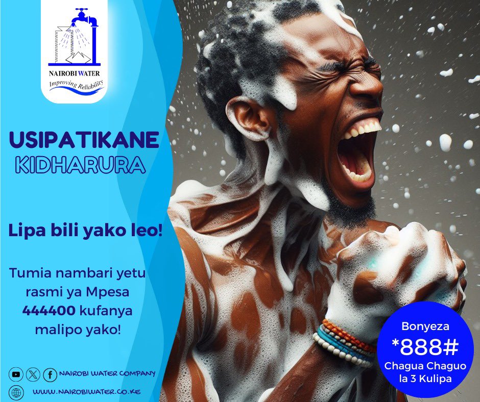 Nairobi Water (@nairobiwater) on Twitter photo 