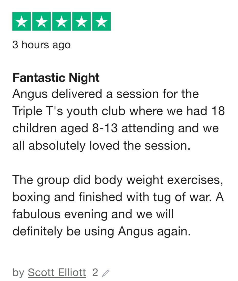 BrownesBootcamp's tweet photo. 💥Thank you Scott from Turning Tides & @savs_southend for your kind review. Much appreciated. Looking forward to the next session. Angus 👍🥊💪🏋️♂️
ℹ️ https://t.co/U6W35VihkC
#brownesbootcamp #savs #turningtides #kidsbootcamp https://t.co/Z4cZanolc7