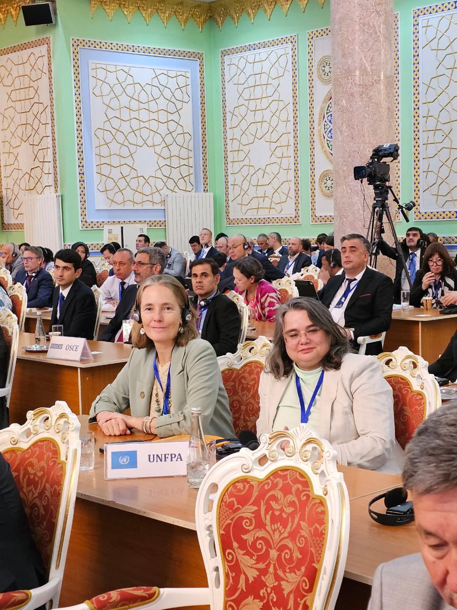BauerFlorence's tweet photo. Participating in the Dushanbe Water Process held by Tajikistan. Women and girls’ health is impacted by the scarcity of water and climate change. It is key to include women and young people in designing solutions. @UNFPATajikistan @TajikistanUN  #DushanbeWaterConference https://t.co/Nrhluyl2aV