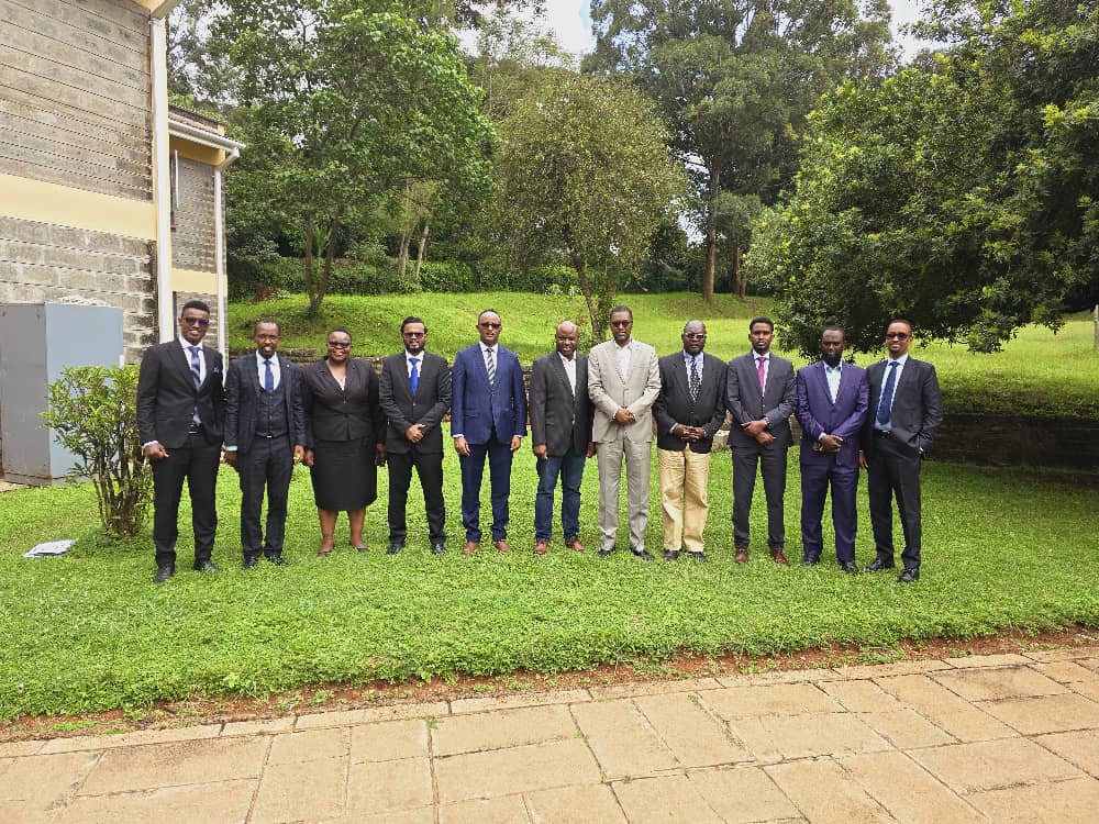 The Kenya Judiciary Academy-KJA hosted a delegation from the Somali Judiciary Training Institute who are on a two-day working study tour in the country. The delegation headed by Somali Supreme Court Judge Hon. Justice Salah Sh. Ibrahim Dhiblawe comprises Mr. Ahmed Mohamed,